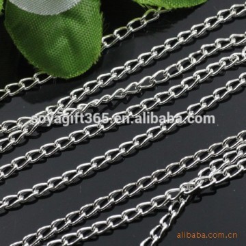 3*5mm Silver Tone Extender Chain Tail Chain For Jewelry Diy