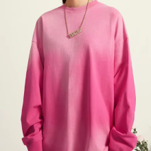 ODM Autumn American Fashion Retro Vintage Streetwear Long Sleeve T-Shirts