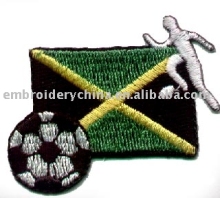 Embroidered Sport Flag Patch