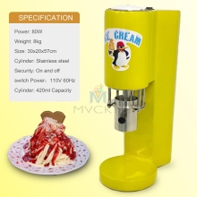 Mvckyi CE Gelato Ice Cream Noodle Shape Making Machine