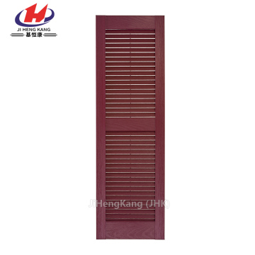 *JHK-ZD 011 Sliding Shutter Blinds Wood Shutters For Sliding Doors White Louvered Door