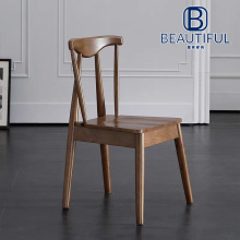 Stylish Rubber Wood Two-Column Chair Collection