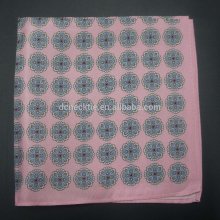 2017 new fashion pink mens pocket squares