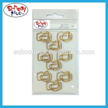 Camera Shaped Paper Clips, metal paper clips, cute paper clips