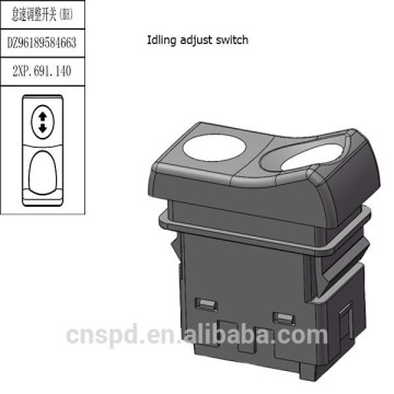 Idling adjust rocker switch