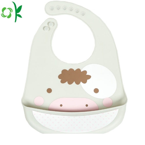 BPA Free Animal Silicone Baby Bib for Meal