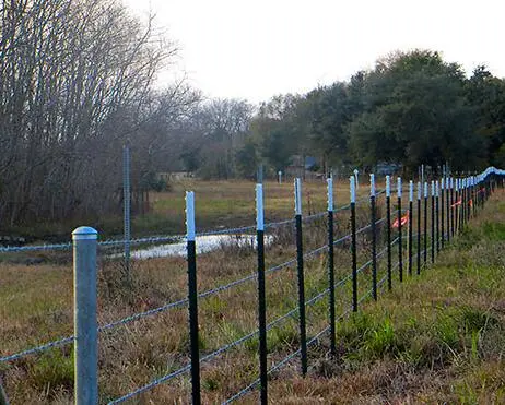 Studded 6FT Green Painted Used Metal T Fence Post