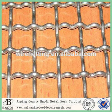 cheap woven iron wire mine crimped mesh