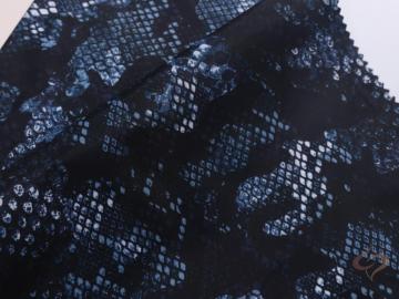 50D Poly Taffeta With Snakeskin Printing