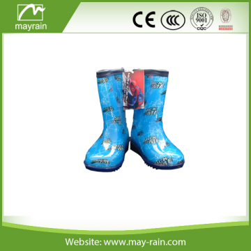 Kids printed rubber rain boots