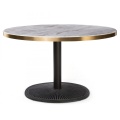 Round Marble Top Single Leg Restaurant Dining Tables