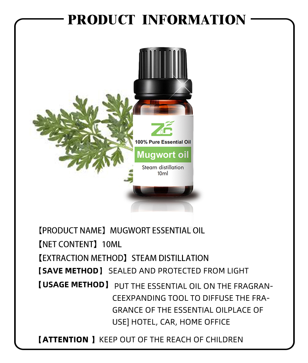 Wholesale Natural Mugwort Fragrance Essential Oil