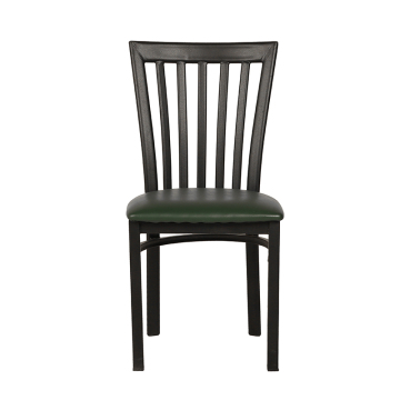 commerical vertical back metal dining chair