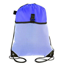 Drawstring Cinch Backpack With Mesh Pocket