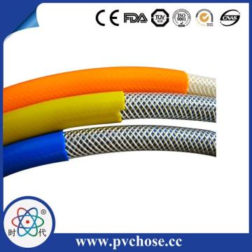 clear pvc braid hose plastic braid hose