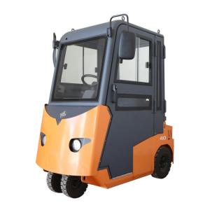 Electric 4T Tow Tractor with Full closed Cabin