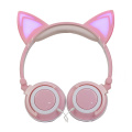 Cuffie stereo con orecchie da gatto Cuffie macoron