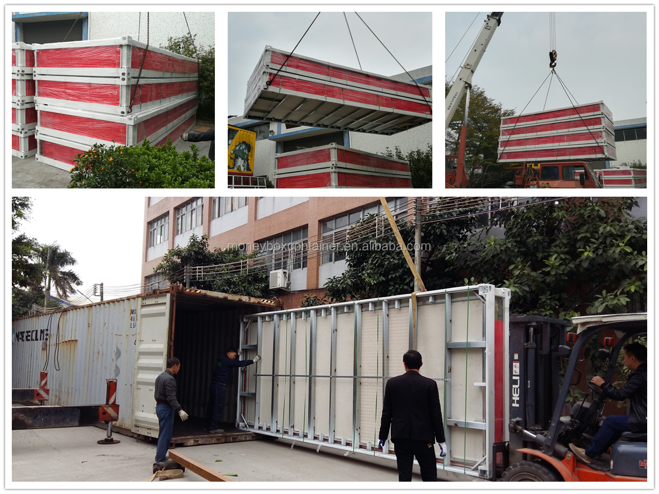 High Quality Flat pack container house prefabricated as site prefab house and container office accommodation for sale