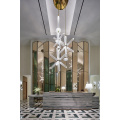 Modern Nordic Glass Art Lobby Glass Chandelier