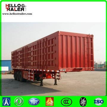Fence Cargo Trailer, 3 Axles 40ft Van Type Semi trailer
