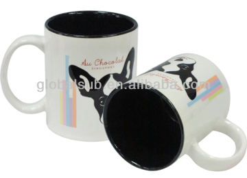 Sublimation Ceramic Inner Color Printed Mug ceramic mug