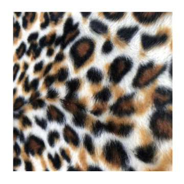 Recycled Polyester Giraffe Print Velour/Veloba Fabric: Animal Print Fabric Option