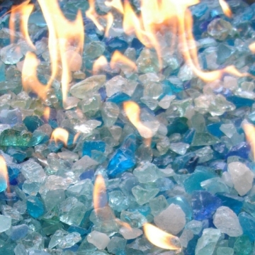 Hot Sale Glass Stones for Fire Pit