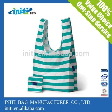 Tote foldable bag/Tote style Customized reusable polyester Foldable bag