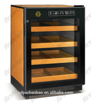 Cigar cooler/Compressor cigar chiller/dual temperature zone cigar humidor/mini bar refrigerator