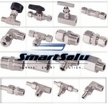 Comprssion Tee Tube Fitting, Swagelok Pipe Fitting