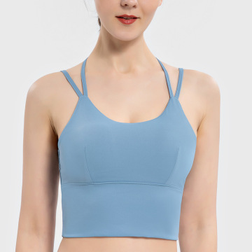 Women Yoga Tops Íþróttir Crop Top