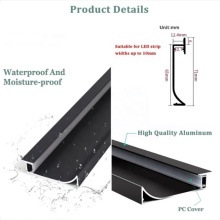 Aluminum Wall Tile Decorative Metal Strips for Furniture - Baseboard Tile Trim