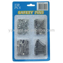 Blister pack of safety pins