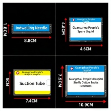 Clear Plastic Label Holders