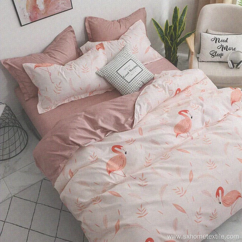 printed microfiber bedding sheet