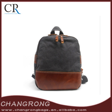 custom hign quality washed canvas backpack