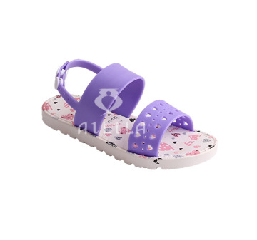 Flat PVC grils sandal