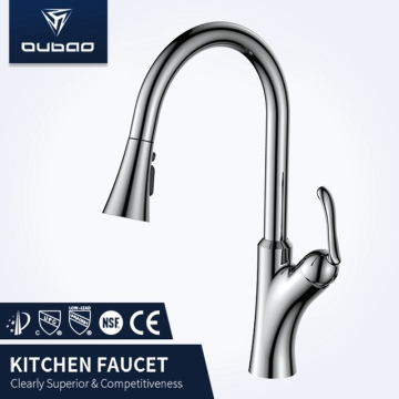 Contemporary Pull Down Kitchen Faucet Taps With Spray
