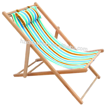 Beautiful and stylish design deck chair canvas