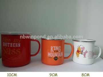 350ml custom pattern white porcelain mugs wholesale 8cm