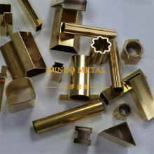 Multi-angle decorative brass tube connectors