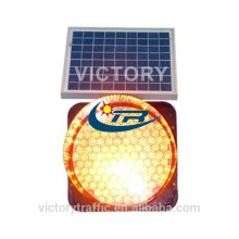Solar roadway warning blinker,Solar traffic amber blinking light