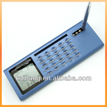 Penholder Clock with calculator