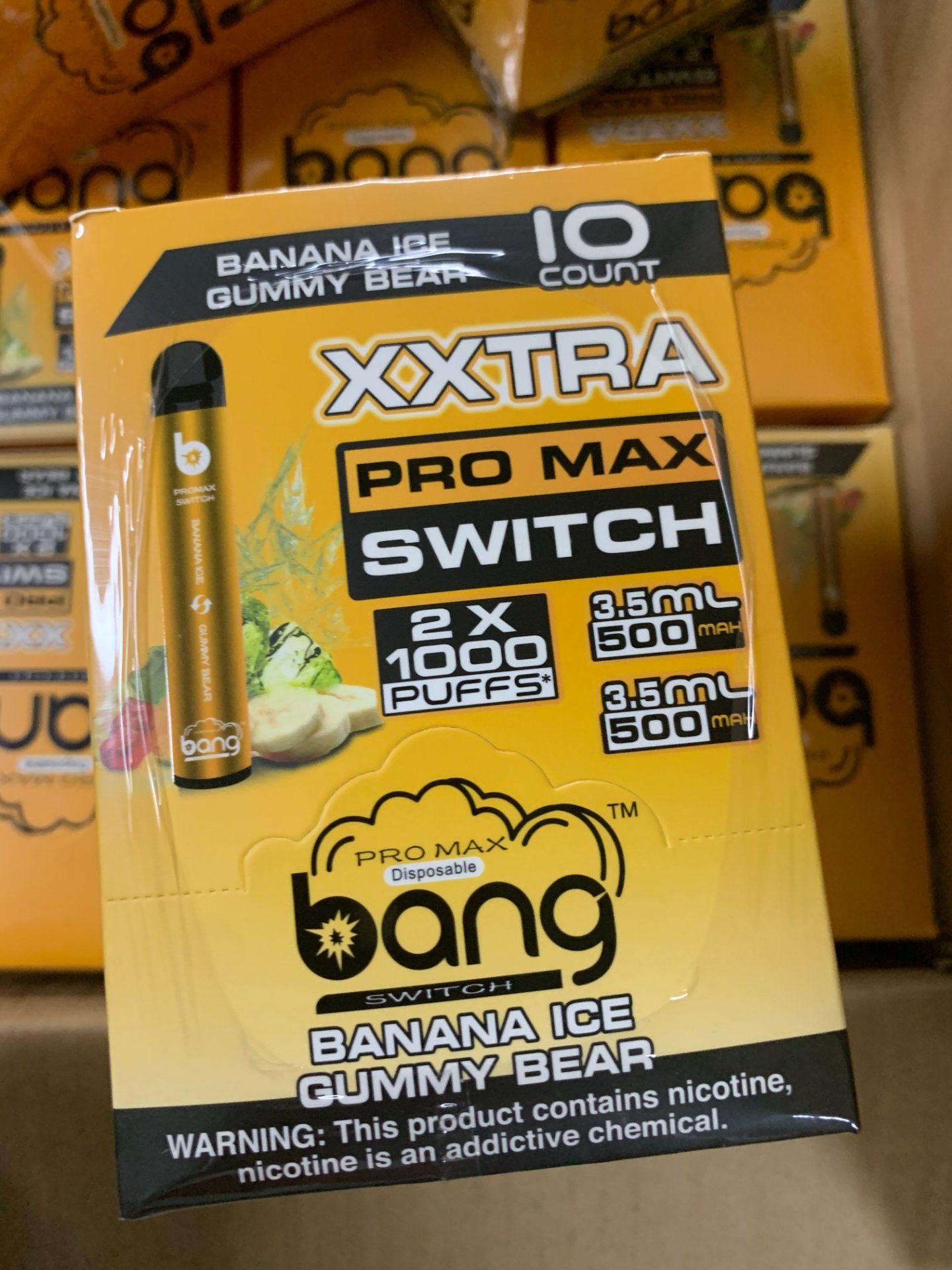 Elektronische Zigarette Einweg Vape Pod Bang XXL Schalter