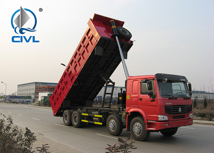 Camion à benne basculante Howo Red 8x4 3 Howo Red 8x4 Dump Truck 3