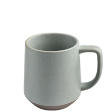 Retro Kiln Glazed Ceramic Coffee Cup with Laser Engraving Logo