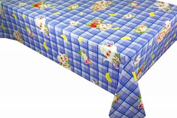 Elegant Tablecloth with Non woven backing Satin