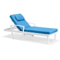 쿠션과 함께 알루미늄 가구 Sunbed Chaise Lounger