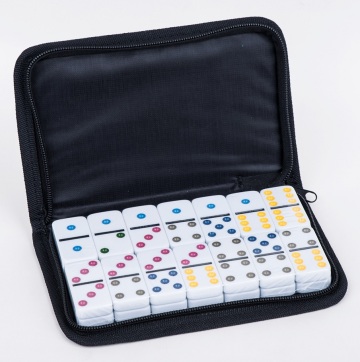 Double 6 Travel Dominoes Game Set