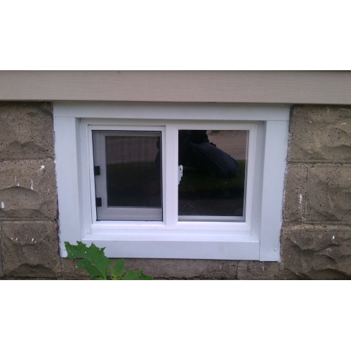 basement egress window replacement Thermal break aluminium hung basement windows Factory